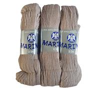 filati italiani Matasse di Lana per Maglieria, qualita finissima Anche a Macchina 100g (Sabbia)