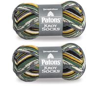 Filati per calzini Patons Kroy, confezione da 2, Greener Pastures