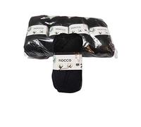 filati tre sfere Tresfere Cotone per Maglieria Fiocco Pacco 250g, (Nero) Colore 7555
