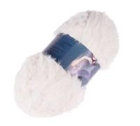 Filato Bianco per Maglieria, Soffice e Caldo, per Principianti | Poliestere, Buona Elasticità e Lucentezza, per Progetti Fai, Capi e Rifiniture Pelose