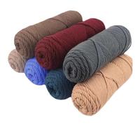 Filato colorato per maglieria, Filato di cotone poliestere 8ply 3mm for tufting gun punch needle uncinetto maglia 100g multicolore(M)