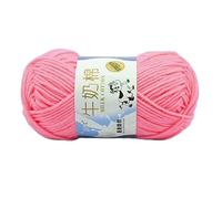 Filato colorato per uncinetto, filato di cotone per lavoro a mano, morbido filato di cotone per cappelli, coperte, sciarpe, morbido al latte, all'uncinetto e ai ferri da maglia per coperte