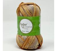 FILATO COTONE ANCHOR CREATIVA FINO MULTICOLOR 50GR/125MT, COLORE BRONZO-FANGO 902