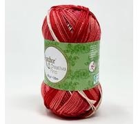 FILATO COTONE ANCHOR CREATIVA FINO MULTICOLOR 50GR/125MT, COLORE ROSSO-ECRU' 901