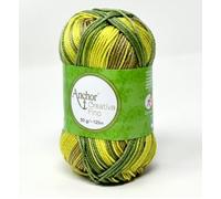 FILATO COTONE ANCHOR CREATIVA FINO MULTICOLOR 50GR/125MT (VERDE/GIALLO 905)