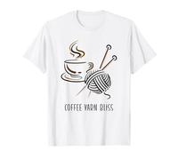 Filato da caffè Bliss Crochet Holiday Simple Line Art Maglietta