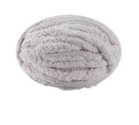 Filato Di Ciniglia 1Pc 250g Chunky Yarns For Knitting And Crochet Blanket Cushion Multicolor Chenille Thick Line Soft Warm Crochet Yarn Scarf Line(Light-gray)