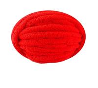 Filato Di Ciniglia 1Pc 250g Chunky Yarns For Knitting And Crochet Blanket Cushion Multicolor Chenille Thick Line Soft Warm Crochet Yarn Scarf Line(Red)