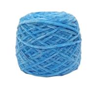 Filato Di Ciniglia 240g/pcs Chunky Chenille Yarn For Hand Knitting Shoes Hats Pillowcases Scarf Plain Crochet Glossy Puffy Warm Comfortable Winter(10 Lake Blue)