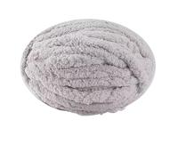 Filato Di Ciniglia 250g Extra Thick Ice Yarn Blanket Hand-Knitted DIY Thread Large Thickness Chenille Cushion Pet Nest(09 Light Gray)