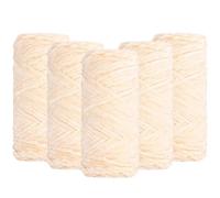 Filato Di Ciniglia 5Pcs Fluffy Velvet Chenille Blanket Yarn 95g/3.35oz For Soft Throw And Blankets, Crocheting & Knitting DIY Crafts And Projects(N4-5Pcs-1Set)
