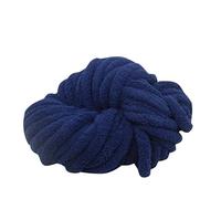 Filato Di Ciniglia Super Soft Chenille Velvet Yarn Fluffy For Knitting And Chunky Crochet Threads DIY Sweater Scarf Blankets Handmade Art Crafts(Deep blue)
