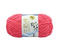 Filato di cotone al latte per uncinetto e lavoro a maglia, morbido cotone o cappello sciarpa pullover coperta latte morbido uncinetto e fili per maglieria per coperta