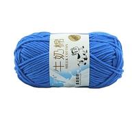 Filato di cotone per bambini, colorato, morbido, lavorato a mano, per sciarpe, scialli, coperte, cotone al latte, morbido uncinetto e fili per lavoro a maglia per coperta