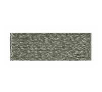 Filato di cotone per ricamo DMC a 6 capi, grigio castoro molto scuro