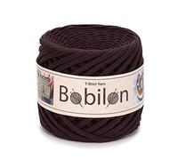 Filato di cotone per t-shirt, 100 metri, colore cioccolata calda, 5-7 mm di spessore, matassa perfetta di jersey, filato decorativo per la casa