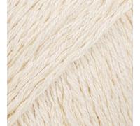 Filato di cotone, viscosa e lino, Gocce Belle, DK, peso leggero pettinato, 1,8 oz 131 yards 02 Bianco sporco