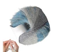 Filato Di Lana Gradiente - 2 X 100 G Miscela A Setole Lunghe, Filato A Maglia Morbido E Soffice, Effetto Cambiamento Di Colore Ombreggiato, Materiale Scialle Di Sciarpa Inverno Caldo, Fornitura Di