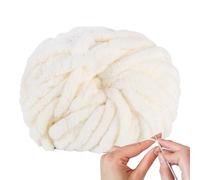 Filato di peluche, 2,5 m, morbido materiale artigianale, piacevole al tatto, ideale per progetti domestici, strumento adatto per principianti, forniture per maglieria per sciarpe, cappelli, cesti