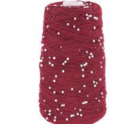 Filato di pizzo con filo di perle da 350 g - Perline colorate fai da te for cappelli e accessori(Color10)