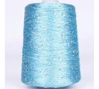Filato Fantasia Glitterato da 500 g, Filato per Uncinetto a Mano, Filato per Maglieria, Filato per Ricamo con Paillettes, Filato per Maglieria, Filato per Ricamo, Paillettes