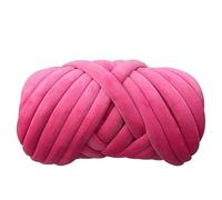 Filato Gigante 1 kg di velluto spesso super ingombrante filato grosso for maglieria a mano filo tessuto cestino coperta tappeti gigante braccio fai da te lavorata a per Coperta(Rose Pink 1KG)