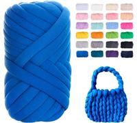 Filato Gigante 250g Cotone Grosso Tubolare a Mano Gomitolo di Filato Chunky Yarn per Borse Coperte Cestini Nidi di Animali Domestici Artigianato Fai-da-Te (Color : 8@, Size : 2 Roll(500g))