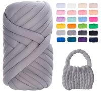 Filato Gigante 250g Cotone Grosso Tubolare a Mano Gomitolo di Filato Chunky Yarn per Borse Coperte Cestini Nidi di Animali Domestici Artigianato Fai-da-Te (Color : 13@, Size : 2 Roll(500g))