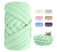 Filato Gigante - 500g Lunghezza Circa 25m Lana Grossa per Coperte a Mano DIY XXL Chunky Yarn Morbido e Soffice Filo Cotone Grosso, Spessa Gomitoli Lana Grossa per Uncinetto, Coperta, Borsa, Cuscino