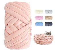 Filato Gigante - 500g Lunghezza Circa 25m Lana Grossa per Coperte a Mano DIY XXL Chunky Yarn Morbido e Soffice Filo Cotone Grosso, Spessa Gomitoli Lana Grossa per Uncinetto, Coperta, Borsa, Cuscino