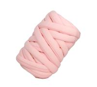 Filato Gigante Filato spesso e da 500 g, filato di cotone con anima in lana for fai te, coperta, cappello, braccio ingombrante, lavoro a mano, for maglieria per Coperta(Apricot pink)