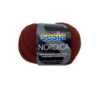Filato Gomitolo Lana Nordica Merino Sesia Tinta Unita 50 Gr - Cotto