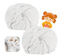 Filato Grosso 500g (250g x 2) approx 54m, chunky yarn Soft Chenille, Yarn for Knitting, Wool for Crochet and Knitting Blankets Scarf Hat (34)