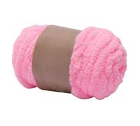 Filato grosso di ciniglia da 250 g, filato grosso, per coperte, tubolari, jumbo, soffice, jumbo, per lavori a maglia, coperte, cuscini (rosa)