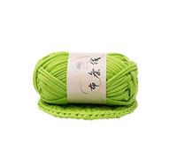 Filato Grosso per Borse Thread Intrecciata A Mano Cestello Spessore Tappeti Filato Accogliente Cotone In Maglia Fai Da Te Uncinetto Di Stoffa Fantasia(Fruit Green)