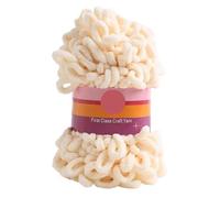 Filato in poliestere Jumbo Weight Loop, Filato Finger Loop 100g Rotolo Poliestere 8mm Spessore 8 Metri Multicolore(Color-b)