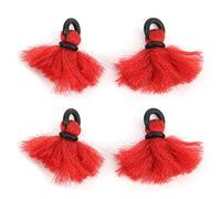 Filato, indicatore di schiuma Ninfe galleggianti per la pesca a mosca legate a mano, indicatori di sciopero del filato Posizionamento del gancio alla deriva(rosso)