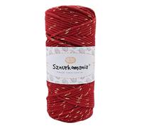 Filato macramè, 3 mm, 100 m, 1ply, filo di cotone, 3 mm, cordoncino con brillantini, filo macramè, filo di cotone, corda di cotone, uncinetto