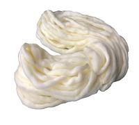 Filato Marshmallow Velluto, Cappelli a maglia a mano cappelli da tronco super spessore filato grosso rovente voluminoso 250g Uso adatto per lotto(Cream)