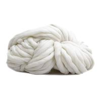 Filato Marshmallow Velluto, Cappelli a maglia a mano cappelli da tronco super spessore filato grosso rovente voluminoso 250g Uso adatto per lotto(White)