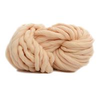 Filato Marshmallow Velluto, Cappelli a maglia a mano cappelli da tronco super spessore filato grosso rovente voluminoso 250g Uso adatto per lotto(Beige)