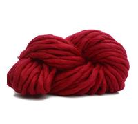 Filato Marshmallow Velluto, Cappelli a maglia a mano cappelli da tronco super spessore filato grosso rovente voluminoso 250g Uso adatto per lotto(Burgundy)
