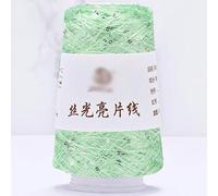 Filato mercerizzato con paillettes, 100g Sequin Glitter Yarn Polyester Blended Multicolor for Knitting Crochet(37)