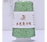 Filato mercerizzato con paillettes, 100g Sequin Glitter Yarn Polyester Blended Multicolor for Knitting Crochet(54)