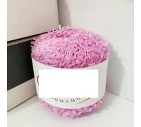 Filato mercerizzato con paillettes, Sequin Butterfly Fancy Yarn 50g 2mm Multicolor For Knitting And Crochet(Rose pink)