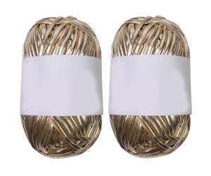 Filato metallico per maglieria, 100 g/rotolo, per borse, coperte, cuscini, lavori all'uncinetto, progetti di decorazione della casa, 87,48 m