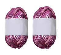 Filato metallico per maglieria, 100 g/rotolo, tessuto per maglieria, uncinetto, cesti, borse, decorazione della casa, 80 m