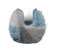 Filato morbido per uncinetto - Funzione principale del materiale artigianale in fibra, miscela acrilica liscia per una facile cucitura, fili ridotti per progetti a mano, fornitura all'uncinetto per