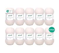 Filato per maglia e uncinetto Gründl Lisa Premium Uni (carattere morbido e simile alla lana, pratico e lavabile, 100% poliacrilico, 50 g/133 m, ferri: 3,5-4,5, 10 gomitoli da 50 g), Beige