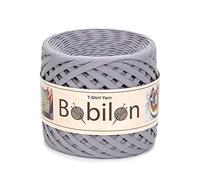Filato per maglietta, filato per uncinetto, filato per maglieria, cotone, spaghetti, per casa, cestino, borsa, da appendere alla parete, filato tessile, 5-7 mm, grigio siderale